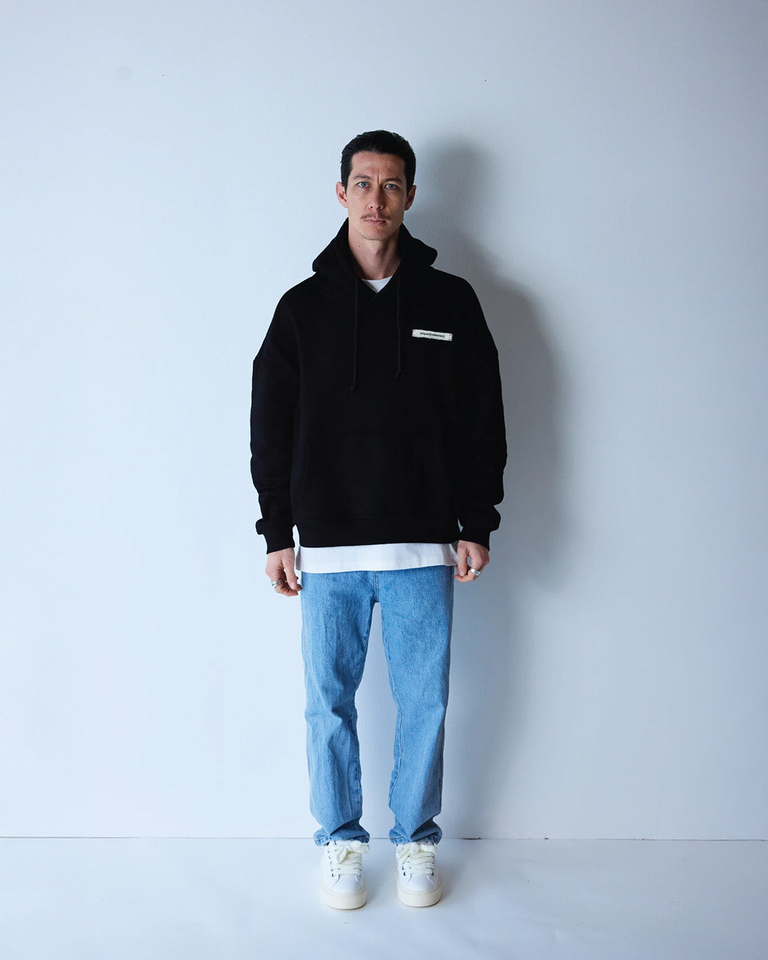 Off - Twill Cropped Hoodie