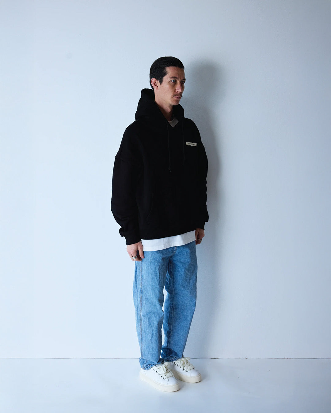Off - Twill Cropped Hoodie