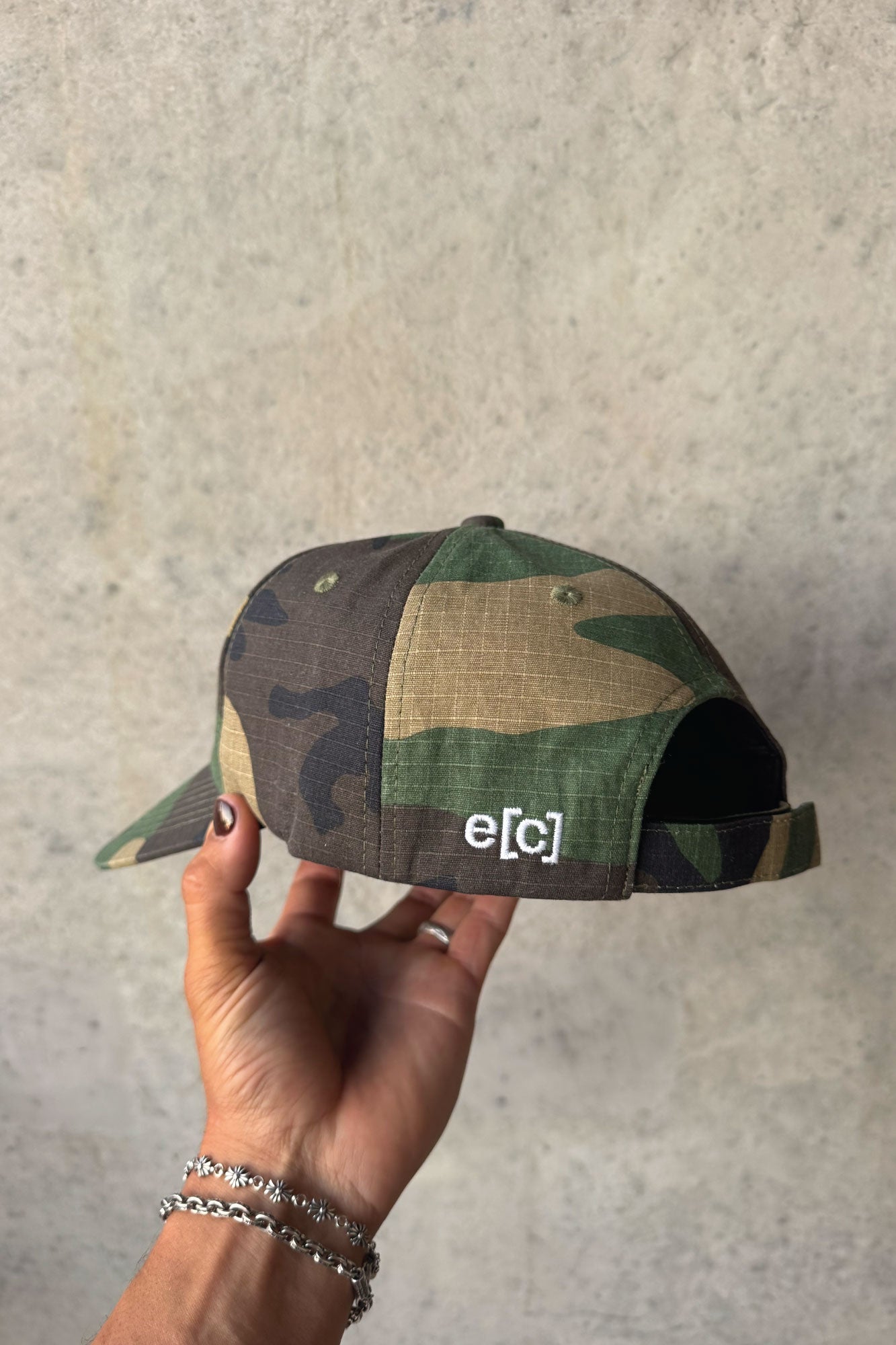 Streetwear Design Studio Headpiece - Camo/White