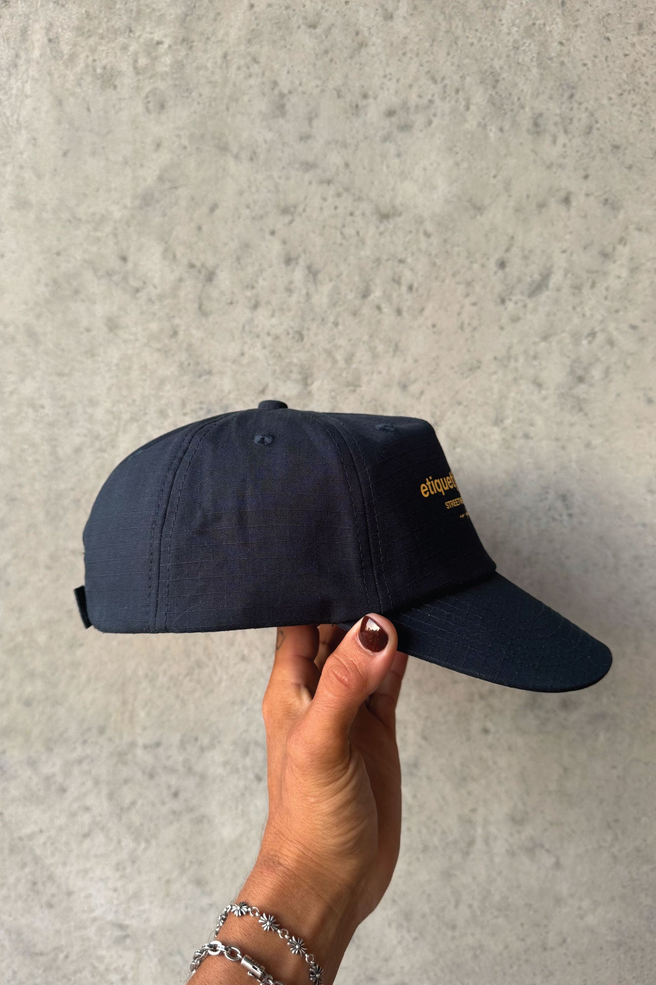 Streetwear Design Studio Headpiece - Navy/Yellow
