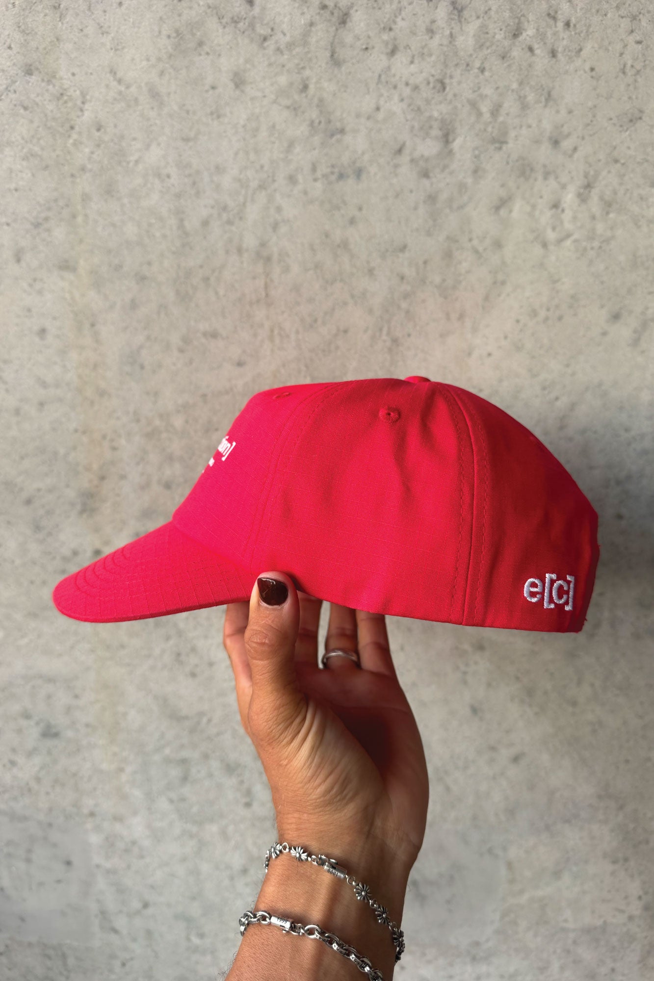 Streetwear Design Studio Headpiece - Red/White