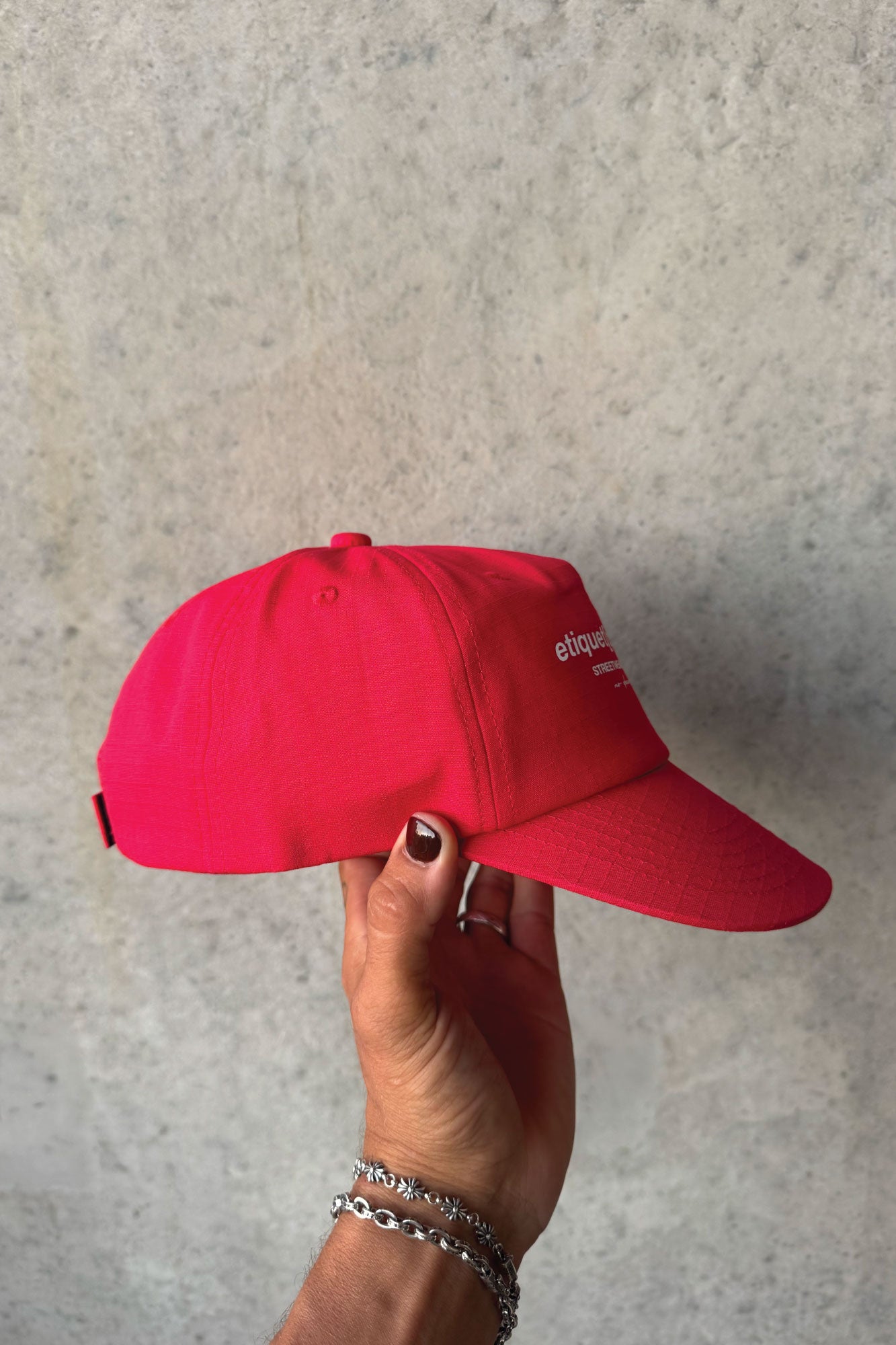 Streetwear Design Studio Headpiece - Red/White
