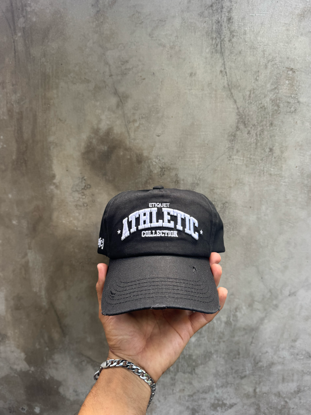 Athletic Baseball Cap - Vintage Black