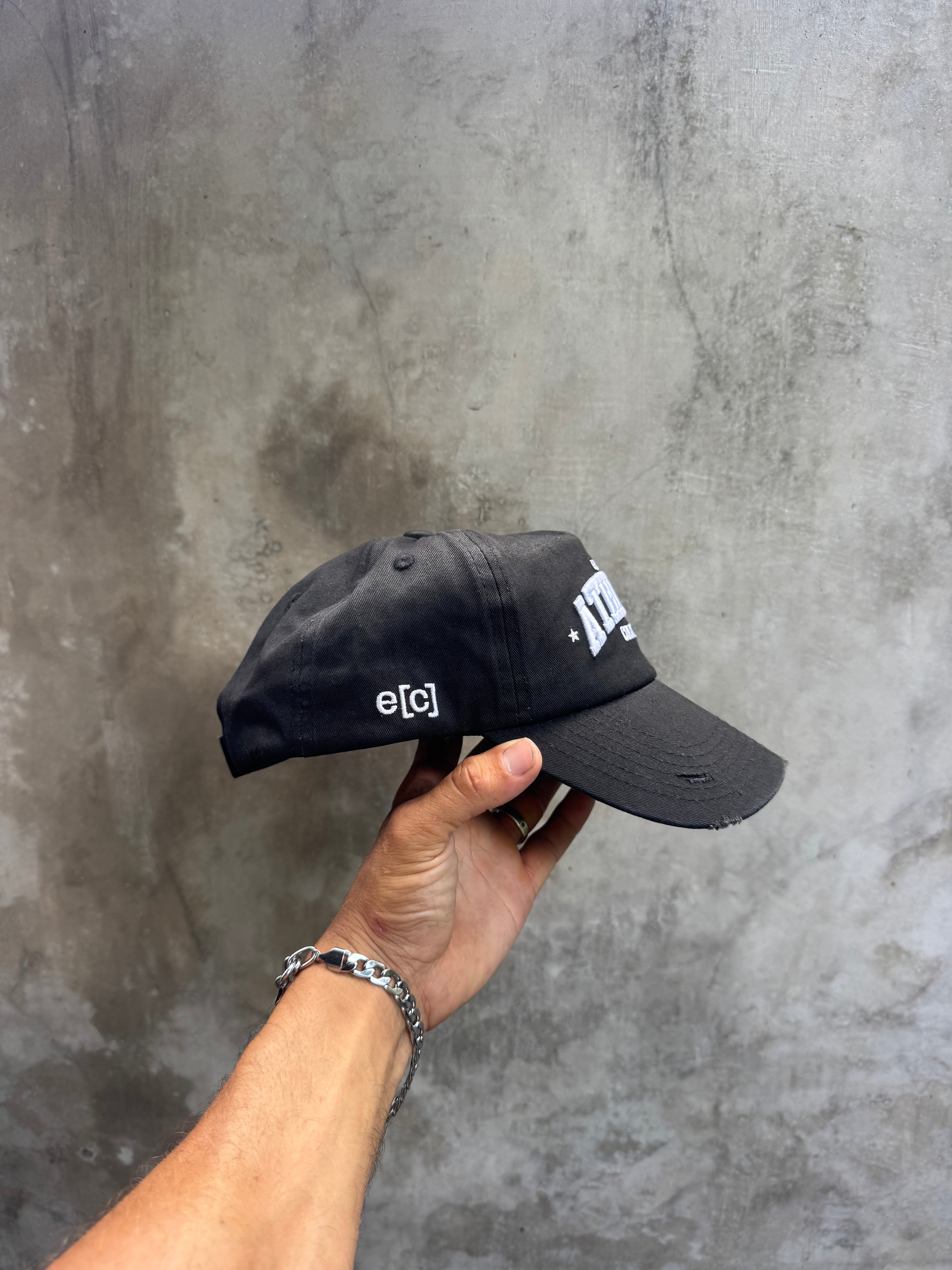Athletic Baseball Cap - Vintage Black