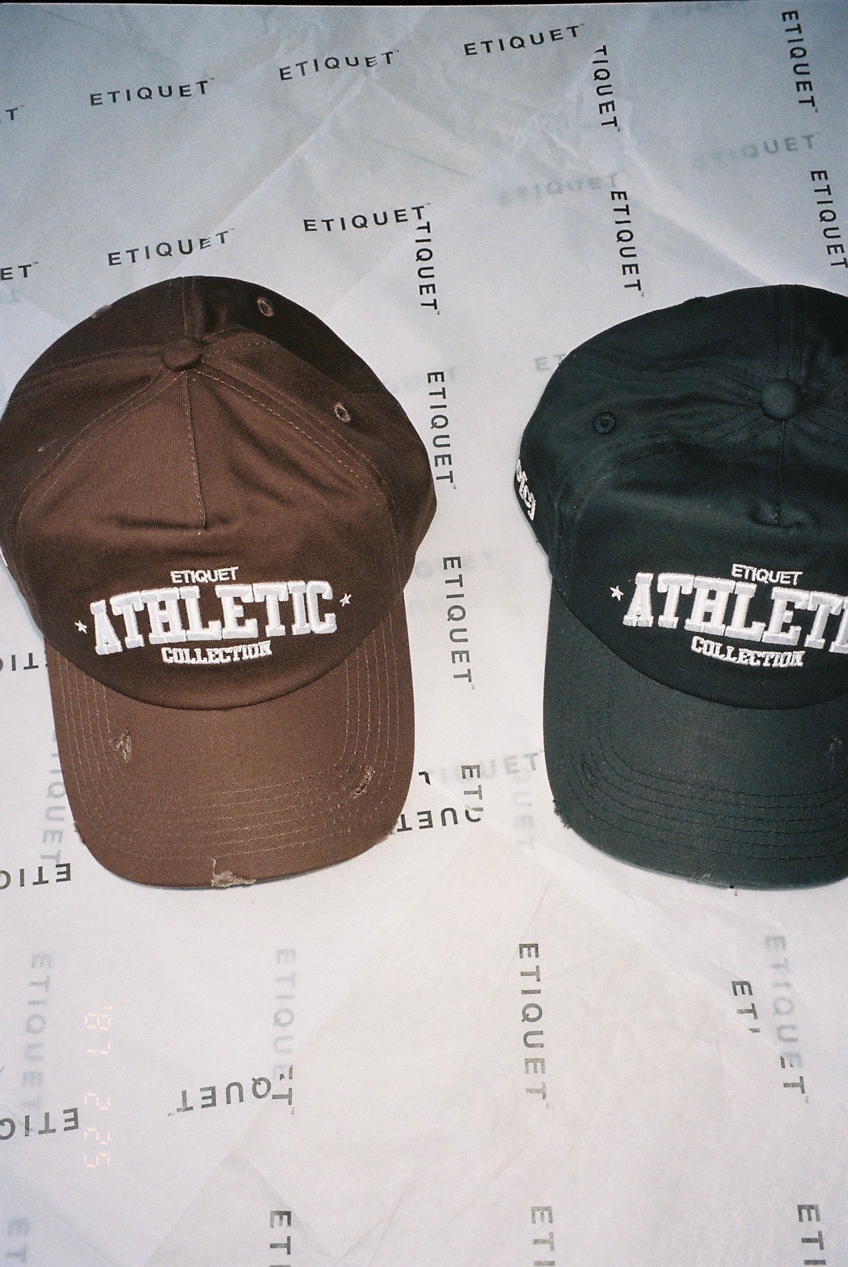 Athletic Baseball Cap - Vintage Black